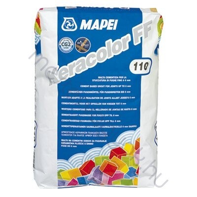 Mapei Keracolor FF fugázóanyag, vízlepergető flexibilis fugázó - Manhattan 110 / 5 kg