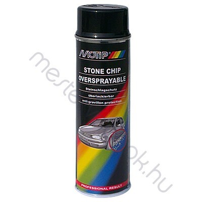 Motip Stone Chip Spray rücsi kőfelverődés elleni alvázvédő festék - Fehér / 0.5 liter