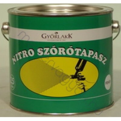Nitro javító- szórótapasz, fa fém felületek javítására - Fehér / 0.5 liter