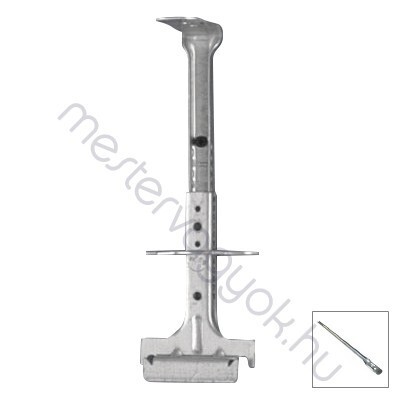 Nóniusz függesztő felsőrész gipszkartonozáshoz (CD profilhoz) - 540 mm