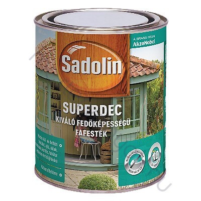 Sadolin Superdec  vizes takaróhatású fafesték - Mélyzöld / 0.75 liter