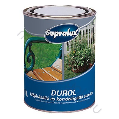 Supralux Durol időjárásálló és korróziógátló zománcfesték - Fűzöld / 1 liter