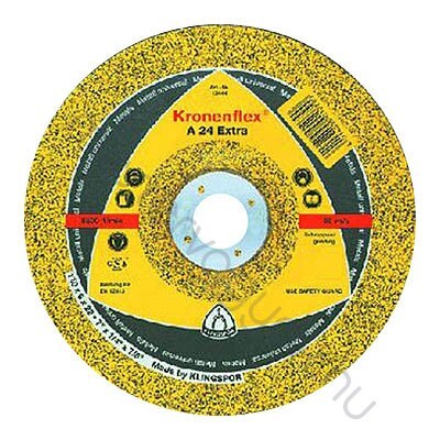 Tisztítókorong fémhez 6mm vastag, univerzális domborított kivitel - 180 mm-es átmérő