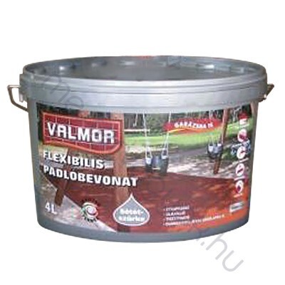 Valmor Flexibilis padlóbevonat kültéri és beltéri felületekre kopásálló mosható - Vörös / 1 liter