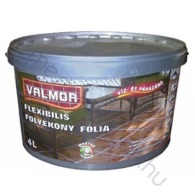 Valmor flexibilis Folyékony fólia kültéri és beltéri kenhető vízszigetelés - 4 liter