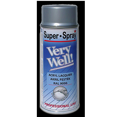 Motip Very well spray akrilfesték, színes magasfényű aerozol - Tűzpiros RAL 3000 / 0.4 liter