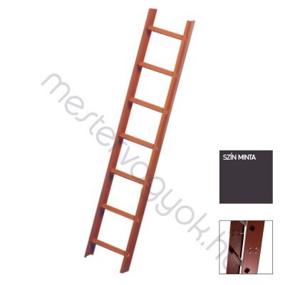 Zarges Z300 Tetőlétra alumíniumból, tető dőlésszögétől független felszerelhetőség - Antracitszürke / 7 fokos